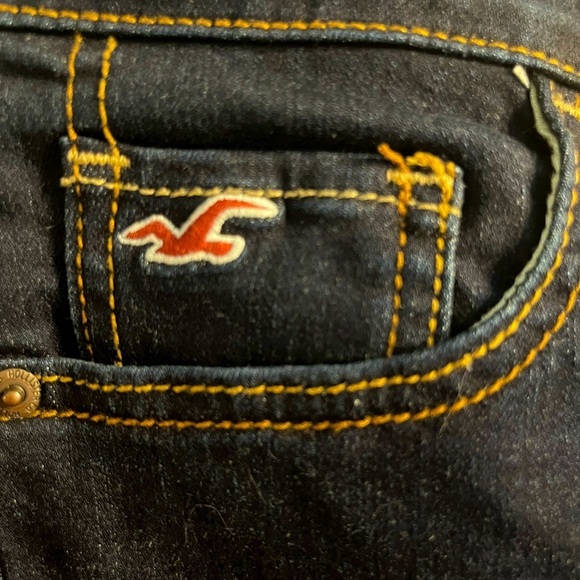 Hollister Dark Wash Straight Leg Jeans - Picture 3 of 6